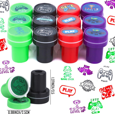 134 Pcs Video Game Party Favors, Includes Slap Bracelet, Keychain, Stamper, and Stickers for Kids Birthday Goodie Bags