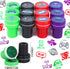 134 Pcs Video Game Party Favors, Includes Slap Bracelet, Keychain, Stamper, and Stickers for Kids Birthday Goodie Bags