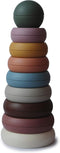 mushie Stacking Rings Toy, Made in Denmark (Rustic)