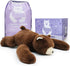 Weighted Bear Stuffed Animal Brown Bear Plush Toy 24 Inch 4 Pound