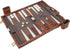 Backgammon Set - 15 Inches Classic Board Game with Leather Case, Portable Travel Strategy Game for Adults and Kids