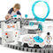 KIZJORYA Construction Race Track, Space Train Track Set, 205 PCS DIY Flexible