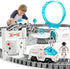 KIZJORYA Construction Race Track, Space Train Track Set, 205 PCS DIY Flexible