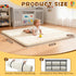 Yozoia 50 50, Tummy Thick Baby Play Mat for Floor x Ultra Soft Playpen Mat, Machine Washable Time Foam, Non-Slip Bottom