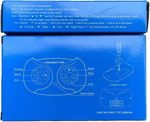 2.4G White Bluetooth Remote Control, Kids Powered Wheels Electric Ride On Toy Car Replacement Parts