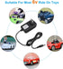 Weewooday 6V Charger for Kids Ride On Car - Battery Charger for Ride on Toys with Charging Indicator Light