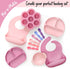 PrimaStella Silicone Baby Bibs, Soft Adjustable Waterproof Bib for Babies & Toddlers, BPA Free
