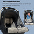 ZERTAO Cozy Car Seat Cover for Babies Winter - Baby Car Seat Covers Universal Cold Weather Shield,Warm and Carseat