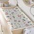 KuphiL10C Girls-16x32 Cartoon Farm Animals Cow Chicken Pigs Sheep Farm Life Tractor Baby Changing Pad Cover,Unisex Farm