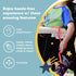 Brilli Baby Cup Catcher Patented Safety Tether Strap, Attach Sippy Cups and Bottles to Stroller, Made in USA, Aqua &