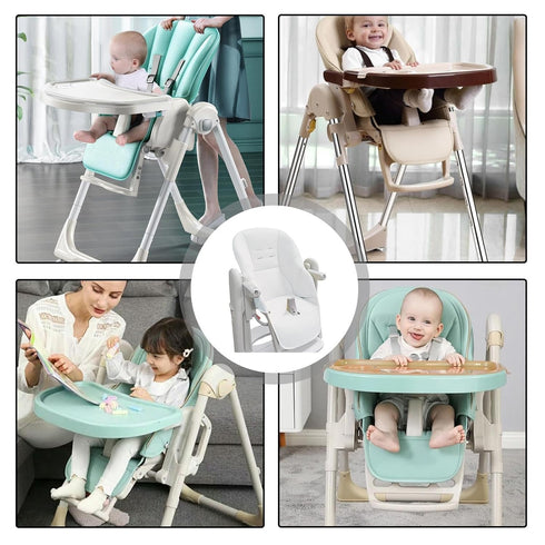 LAFANDE High Chair Covers for Baby, Baby Dining Chair Cushion, Breathable Cushion Dining Chair Cover, PU Leather Cover