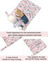 3 Pack 3L02 Wet Dry Bags Two Zipper Pockets Travel Beach Pool Reusable Waterproof Yoga Gym Bag for Baby Cloth Diaper