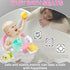 Gotof 6 Baby Bath Seat for Babies Months & up, Non-Slip Toddler Bath Seats for Babies Sitting Up,Safe Infant & Newborn