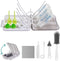 Baby Bottle Brush, 7 in 1 Travel Bottle Cleaner Kit with Soap