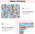 Pigsaly 27x39 Inch Crib Sheets Bacon Slices Blue Baby Sheet for Standard Crib Mattress Boys Girls Toddler Bed Sheets