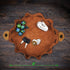 Celtic Tree DND Gifts Dice Bag - Genuine Leather Tray with Drawstring & Button for D&D Dice, Jewelry Storage