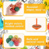 Gifts(100 Aoriher Wood Spinning Tops for Kids, Colorful Wooden Gyroscopes Toy, Educational Kindergarten Toys, Rainbow