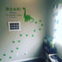 Dinosaur Wall Decal, Roar Means I Love You in Dinosaur with Footprints, Vinyl Stickers for Kids Bedroom