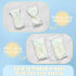 Hushee 12 7.87 4.72 0.67 Pcs Clear Flat Breast Milk Freezer Storage Organizer Space Saving Breastmilk Storage