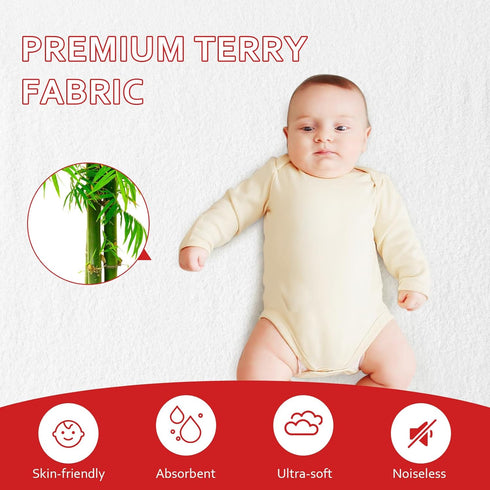 Pack Pack 4 Pack, Pack Set, and Play Sheets & Waterproof Terry N Play Mattress Protector Pad Cover Viscose Terry N Play