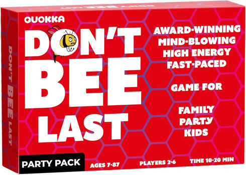 QUOKKA Family Board Games for Kids 8-12 - Fast Paced Party Game for 2-15 Players, Easy to Learn