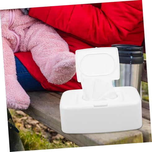 Refillable Baby Wipes Dispenser for Home and On-the-Go