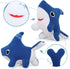Tezituor Baby Shark Dog Plush Toy, 15'' Shark Puppy Stuffed Animal, Shark Dog Toy