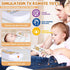 Orzbow Baby Remote Control Toy with Music and Realistic Light for 6 Months+, BPA Free, White, Infant Play