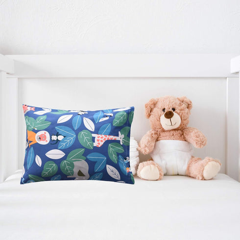 Pillowcase,(2 Pack) 100% Size:14 19 inch,Fits 13 18 12x 16 (Style2) Gina Era Ergonomic Toddler Cotton Pillowscase, *