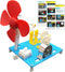 EUDAX DIY Dynamo Lantern, Hand Cranked Power Generator, Educational STEM Building Toy, Light Bulb Science Kit for Kids
