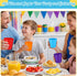 36 8 oz 6 Eccliy Pcs Kids Cups Bulk, Plastic Toddler Drinking Cups Unbreakable Reusable Stackable Assorted Colors