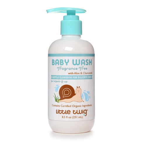 Little Twig All Natural, Hypoallergenic, Extra Mild Baby Wash, Unscented, 8.5 Fl