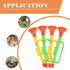 4pcs Large Air Horn Pump - Twisting Toy Horn for Safety Parties, Sports Events, Loud Noise Maker for Celebrations