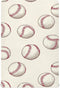 Mazeann Baseball Balls Vintage Crib Sheets Soft Breathable Fitted Baby Crib Sheets Mattress