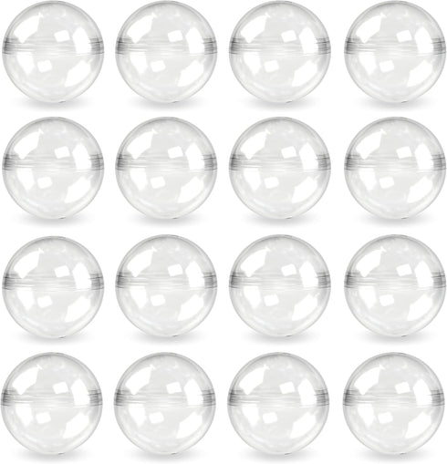 Capsule Vending Machine Round 50 pcs 1.1 inch Clear Capsules for Gumball Machine, Easter Basket Stuffers