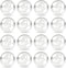 Capsule Vending Machine Round 50 pcs 1.1 inch Clear Capsules for Gumball Machine, Easter Basket Stuffers