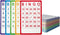 Yuanhe 100 Bingo Cards - Reusable Bingo Paper Game Cardstock Bulk in 5 Colors