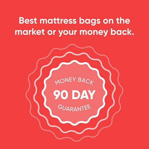 Hulsky 4+ Crib Mattress Storage Bag - Extra-Tough USA-Made Mil Bag - Stronger Than Standard Bags - Best Protection