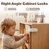 45 Pack Pack Baby Proofing Kit for Child, Child Safety Cabinet & Drawer Locks, No Drill Corner Guards, Outlet Covers