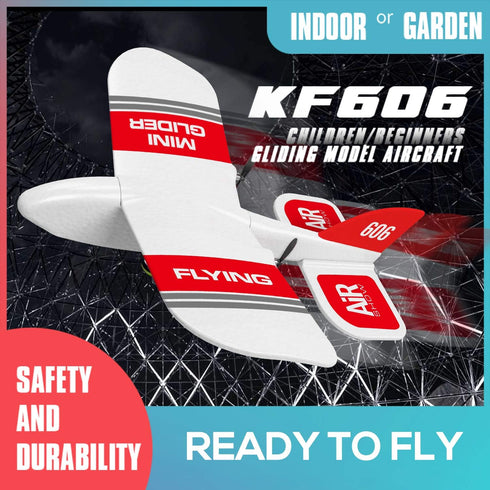 KF606 2.4Ghz 3 GoolRC RC Plane, Remote Control Airplane, EPP Foam Fixed Wing Plane, RTF Ready to Fly Gliding Aircraft