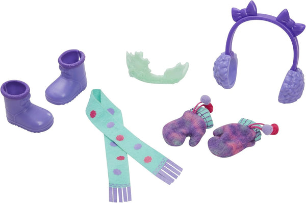 Fancy Nancy Winter Wonderland Doll Accessories - Purple/Blue