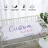 Set Custom Nursery Crib Bedding - Personalized Nursery Decor Baby Blanket Fitted Crib Sheet Changing Pad Cover Baby