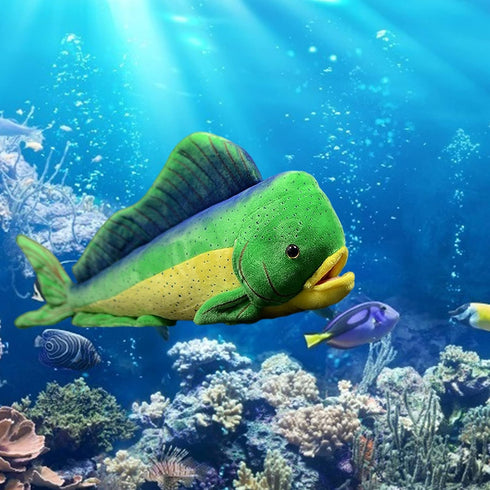 ZHONGXIN MADE 17 inch Fish Stuffed Animal - Deep Sea Ghost Saury Giant Fish Pillow, Mahi Mahi Ghost Pipe Fish Plush