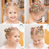 choicbaby 80PCS Baby Hair Clips for Girls, 16 Different Colors, Cute Mini Flower Hair Accessories for Infants
