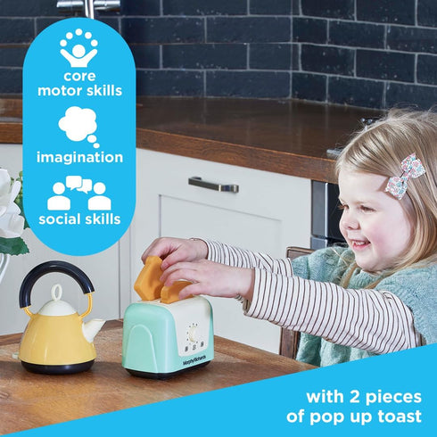 Casdon Morphy Richards Toaster & Kettle, Interactive Toy for Children Aged 3+, Realistic Design for Endless Fun