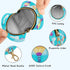 YETTASBIN Hot Air Balloon Portable Pacifier Holder Case with Metal Hook Buckle & Zipper for Diaper Bag and Stroller
