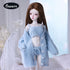 Set 1/3 Doll Clothes for BJD, Resin Toy Accessories Cardigan+ Vest+ Pants (Blue, for BJD)