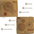Tomaze Montessori Wooden Toy Clock - Educational Kit for Kids to Teach Time, Fractions, and Numbers