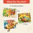 Set Set 3+ Pack 3 B. toys Jigsaw Puzzles Classic with Colorful Designs Educational and Developmental Toys for Years