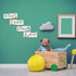 CloverKoi 4 Woodland Nursery Decor for Boys Girls, Safari Nursery Decor, Jungle Theme Nursery Decor for Teen Boys Kids